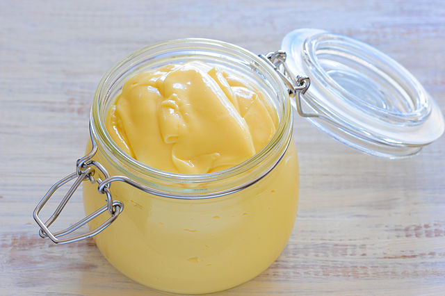 A jar of fresh mayo.